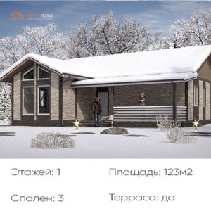 Дом из СИП панелей “Бергамо”