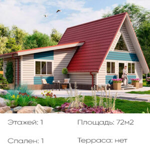 Дом из СИП панелей “Коломбо”